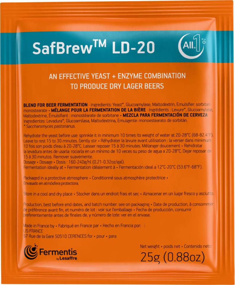 Fermentis SafBrew LD-20, 25 g