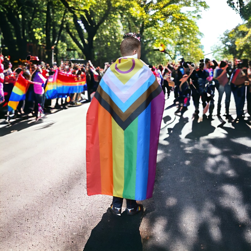Inter Progress Pride XL Party Flagge - 2