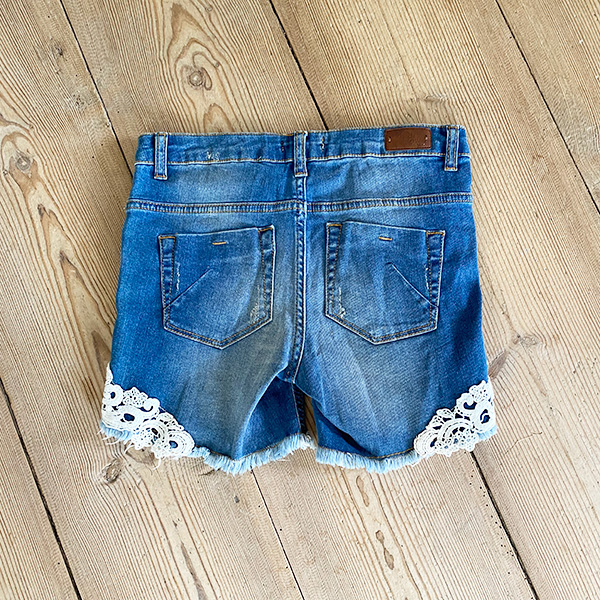 Monrow - Jackie Denim Shorts Blue - 4