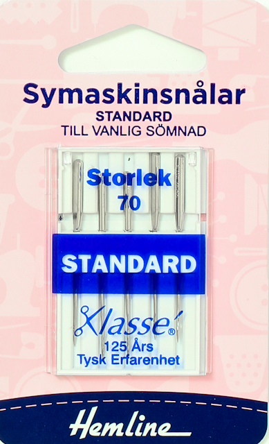 Symaskinsnålar Standard 70 6st