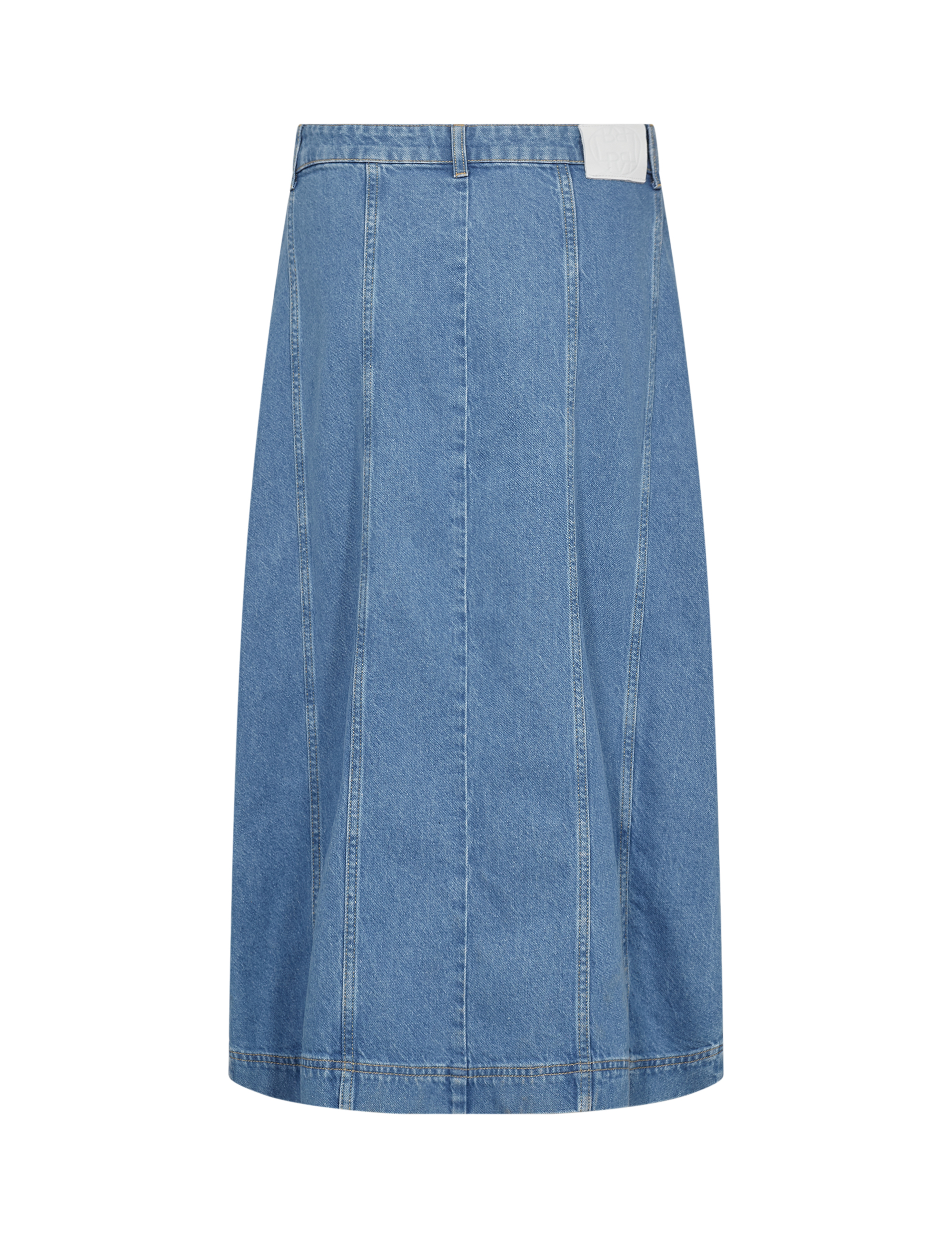 Leveté Room - Frilla 4 Skirt Medi Blue Denim - 3