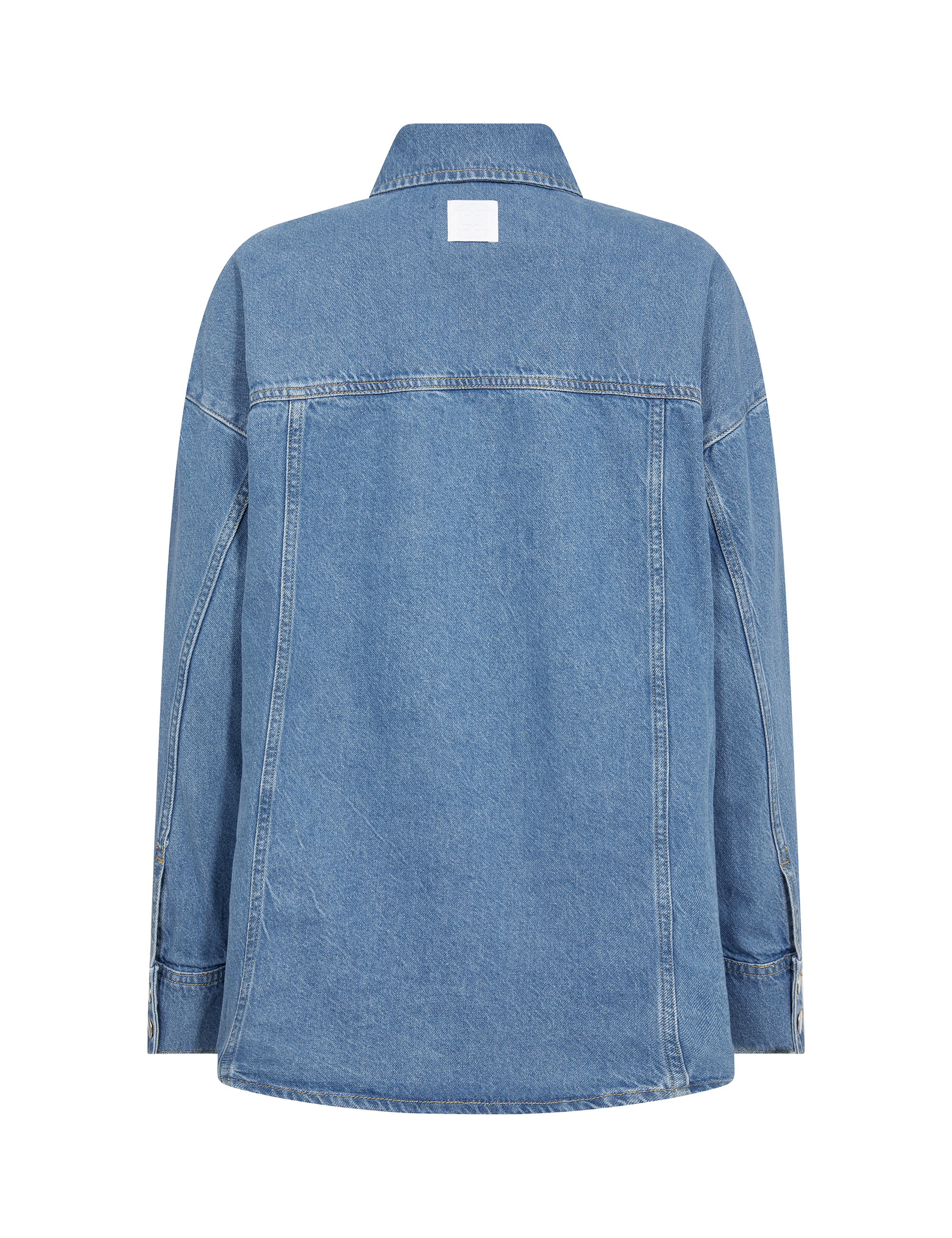 Leveté Room - Frilla 1 Shirt Medi Blue Denim - 8