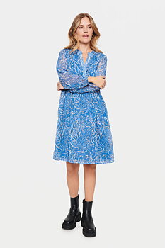 Saint Tropez Valerie V-neck Dress Dutch Water Strokes