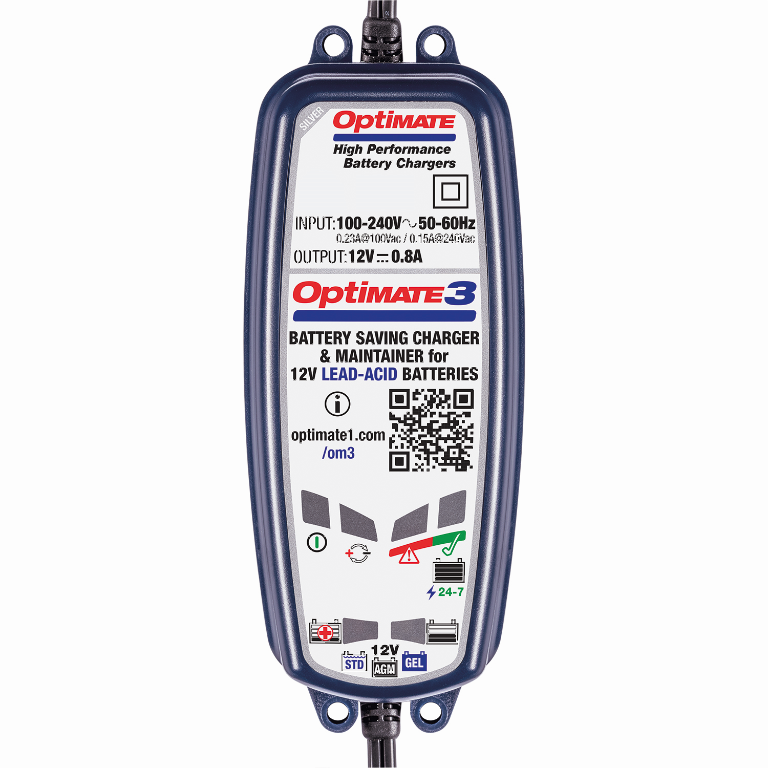 TECMATE OPTIMATE 3 Batteriladdare - 2