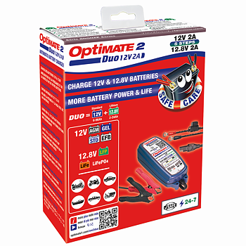 TECMATE OptiMate 2 DUO  Batteriladdare
