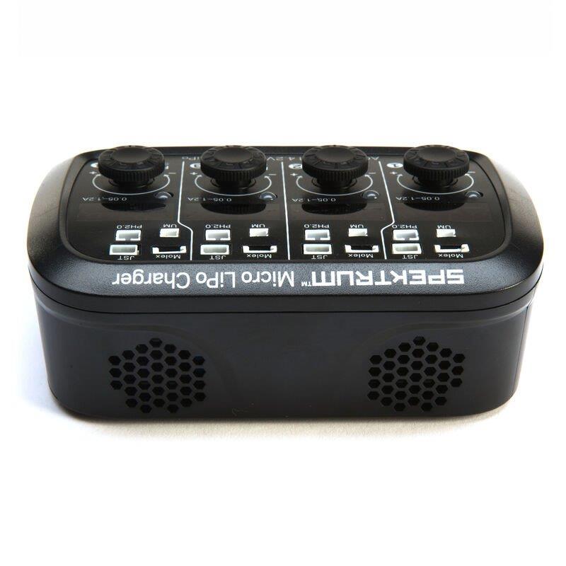 Spektrum Smart Micro 4 port AC DC 1S LiPo Charger - 5