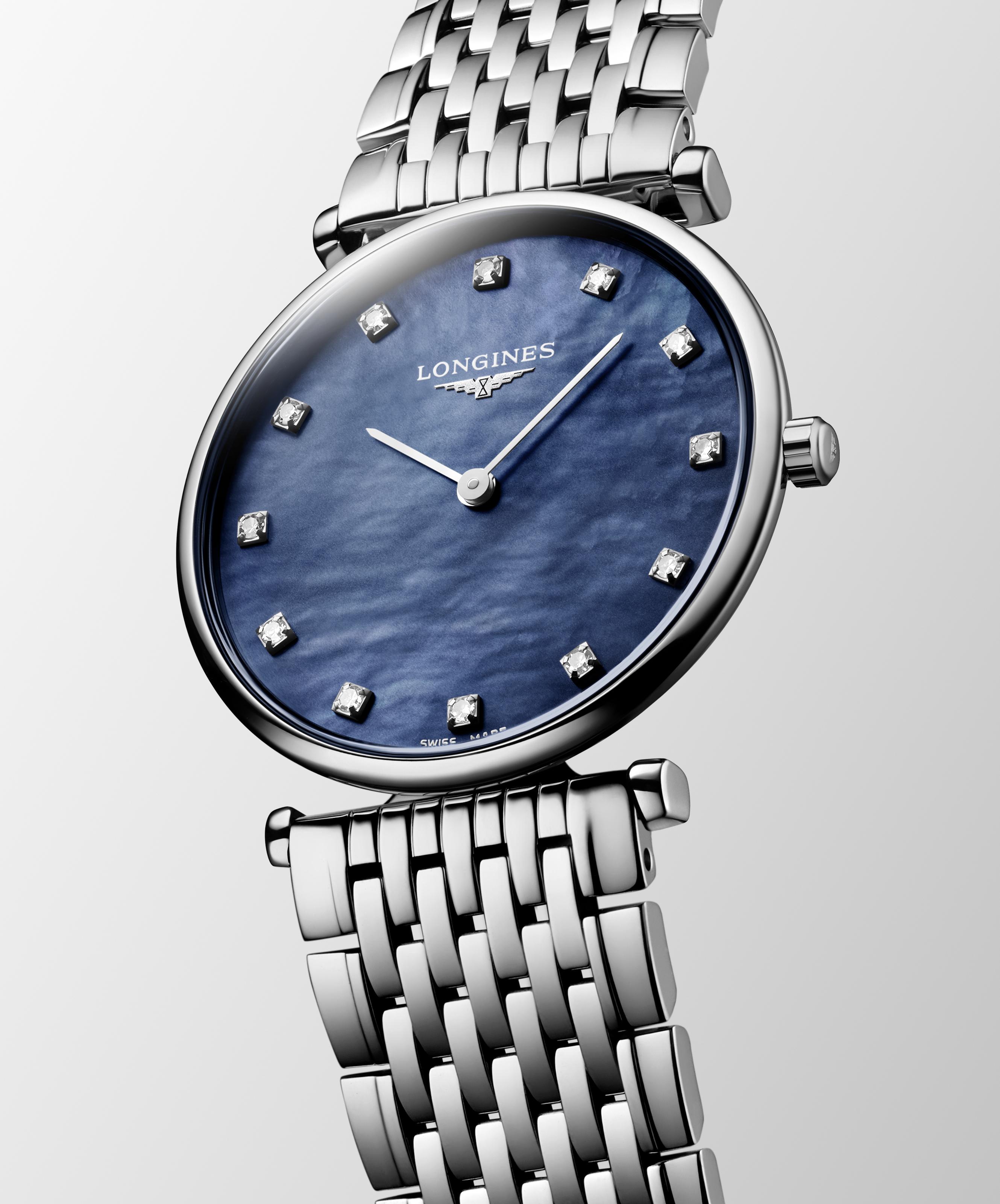 L4.512.4.81.6 Longines La Grande Classique 29 blå pärlemor med diamant index