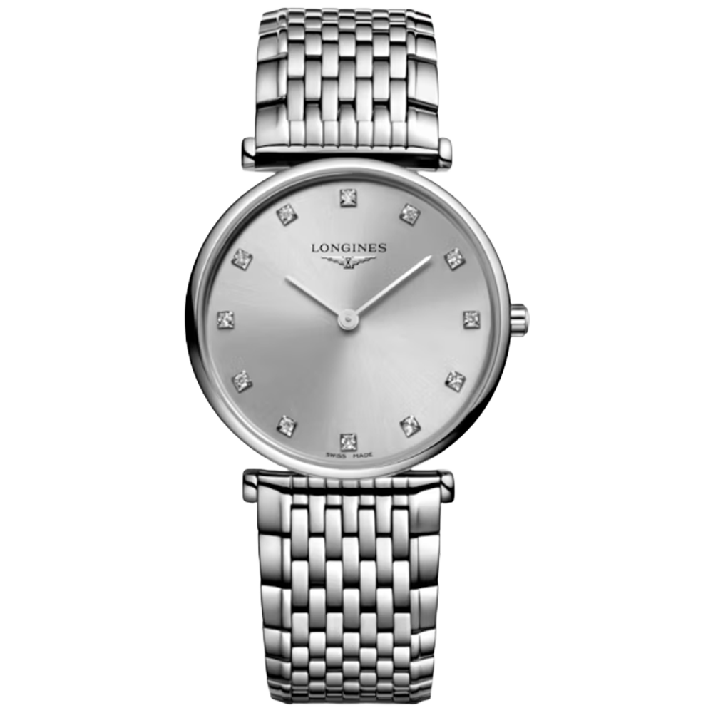 L4.512.4.70.6 Longines La Grande Classique 29 silver med diamant index