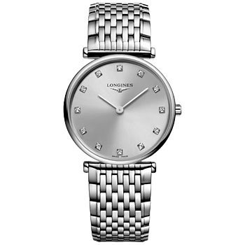 L4.512.4.70.6 Longines La Grande Classique 29 silver med diamant index