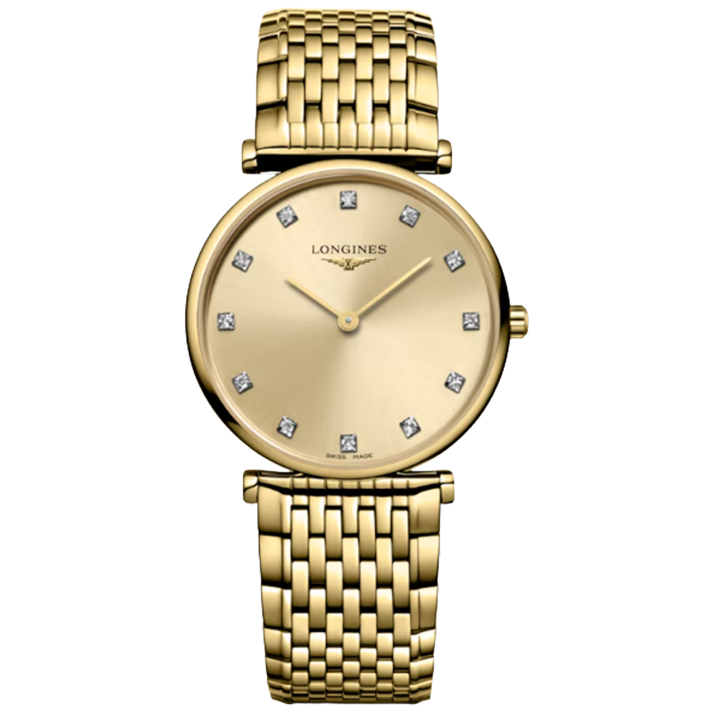 L4.512.2.37.8 Longines La Grande Classique 29  med diamant index