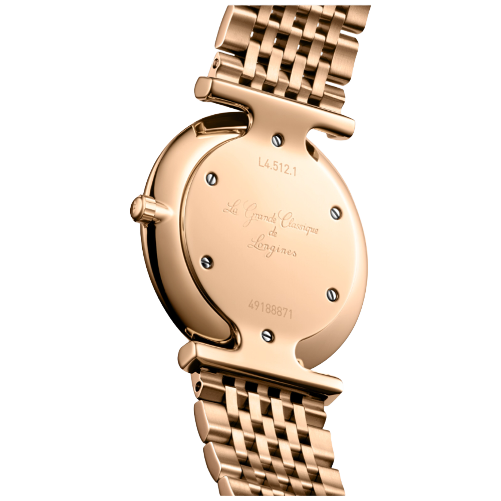 L4.512.1.90.8 Longines La Grande Classique 29 rosé med diamant index