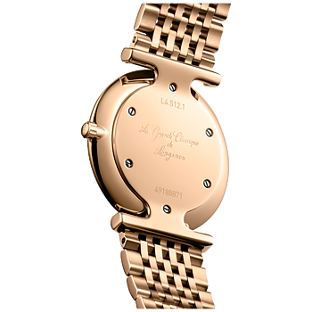 L4.512.1.90.8 Longines La Grande Classique 29 rosé med diamant index