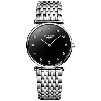 L4.512.4.58.6 Longines La Grande Classique 29 svart med diamant index