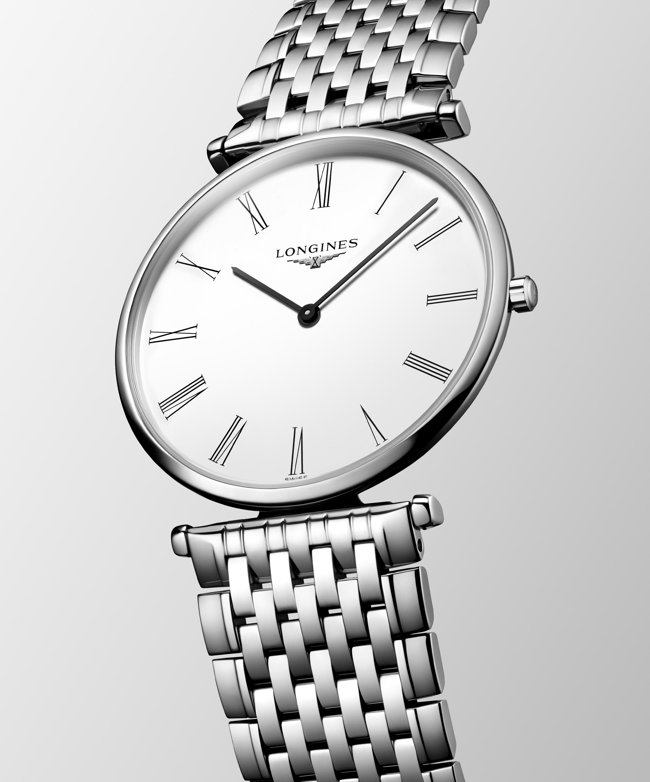 L4.755.4.11.6 Longines La Grande Classique 36 med romerska siffror