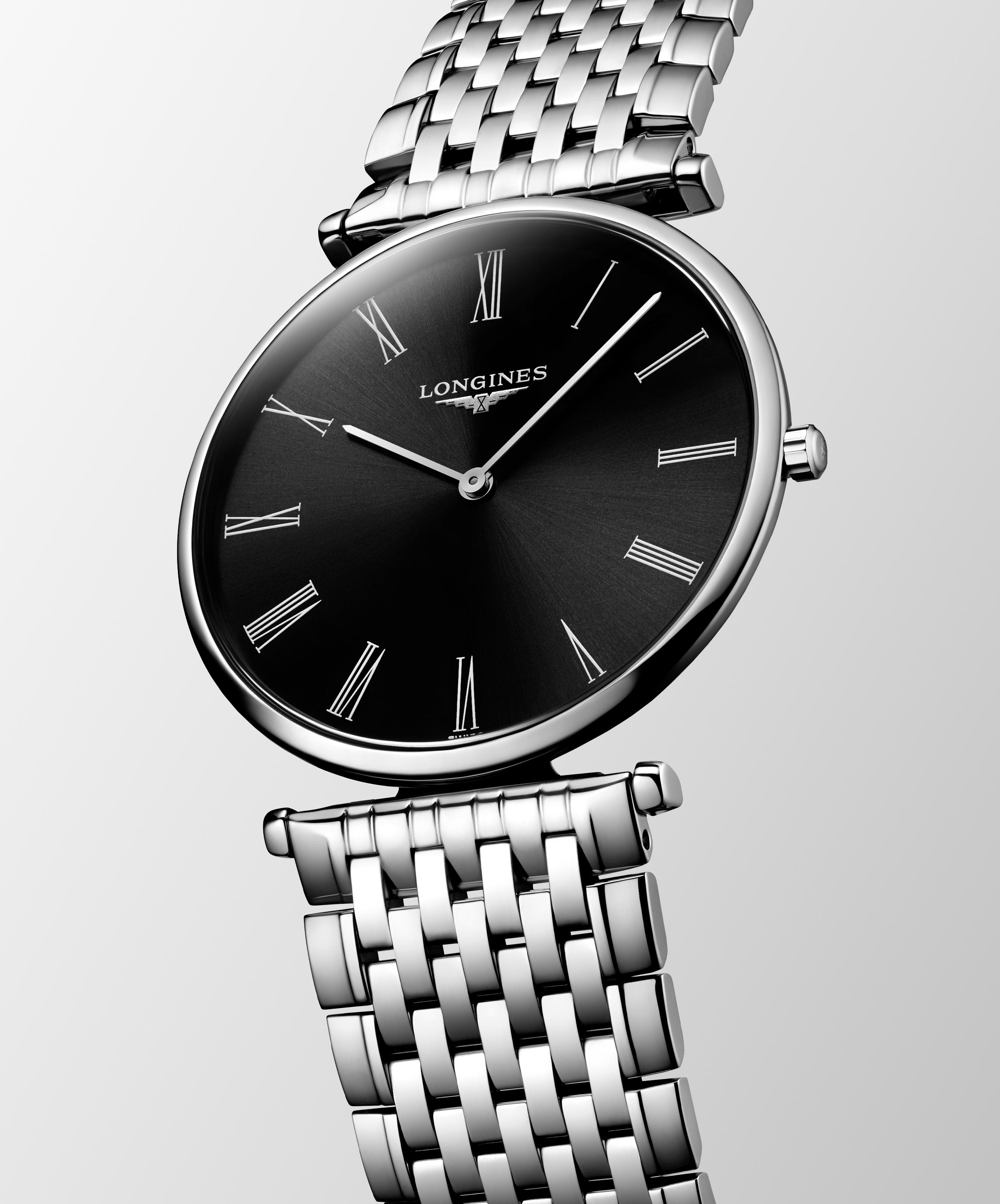 L4.908.4.51.6 Longines La Grande Classique 36 svart med romerska siffror