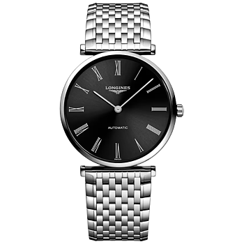 L4.908.4.51.6 Longines La Grande Classique 36 svart med romerska siffror