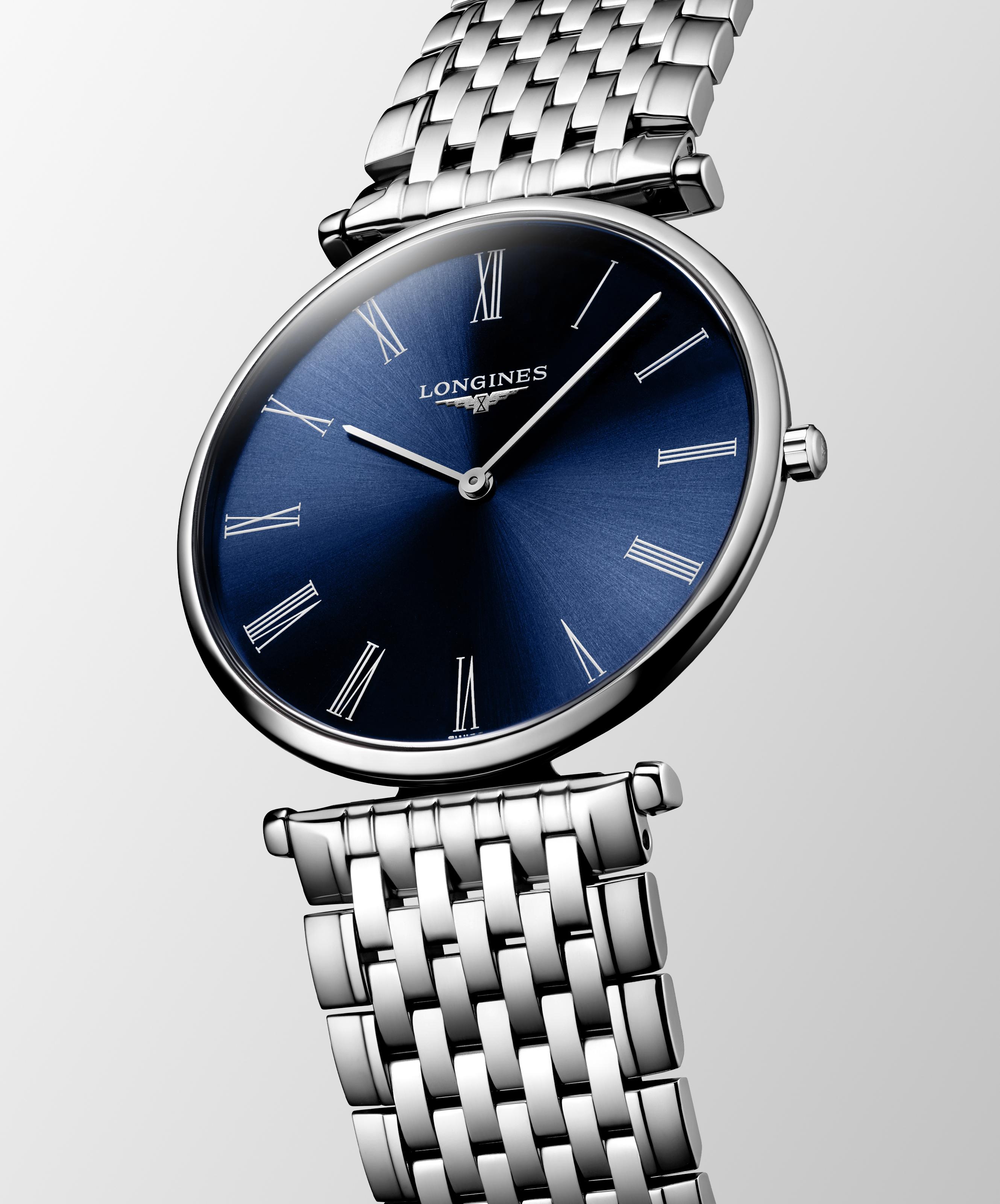 L4.755.4.94.6 Longines La Grande Classique 36 blå romerska siffror