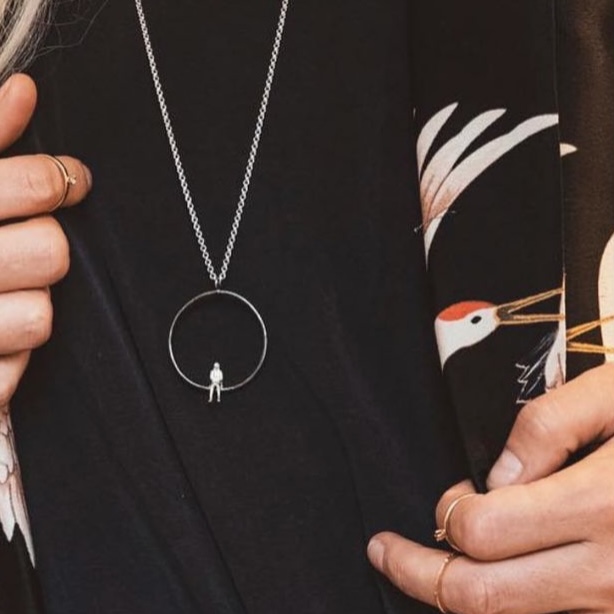 Annika Gustavsson "Egentid", silverhalsband - 2