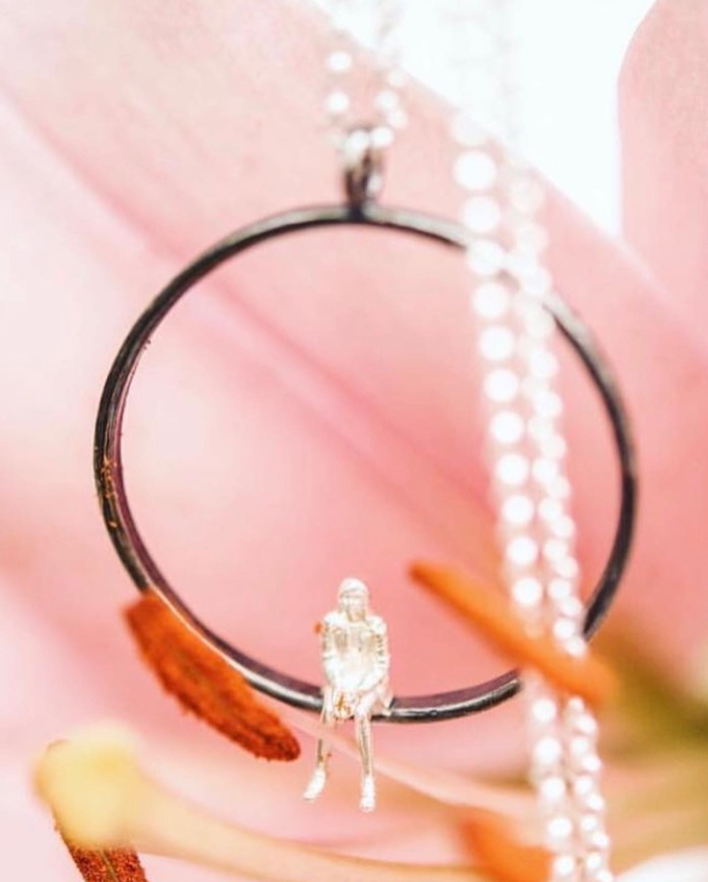 Annika Gustavsson "Egentid", silver necklace