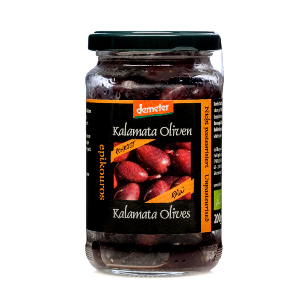 Oliver Kalamata m kärna 200g biodynamiska