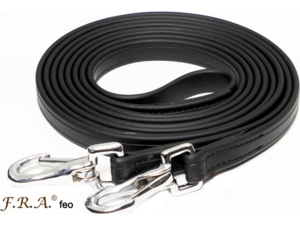 Synthetic leather rein F.R.A® "Feo" (VEGAN), two sizes)