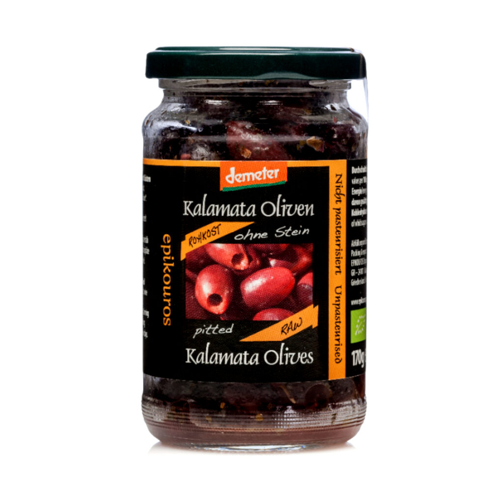 Oliver Kalamata utan kärna 170g biodynamiska