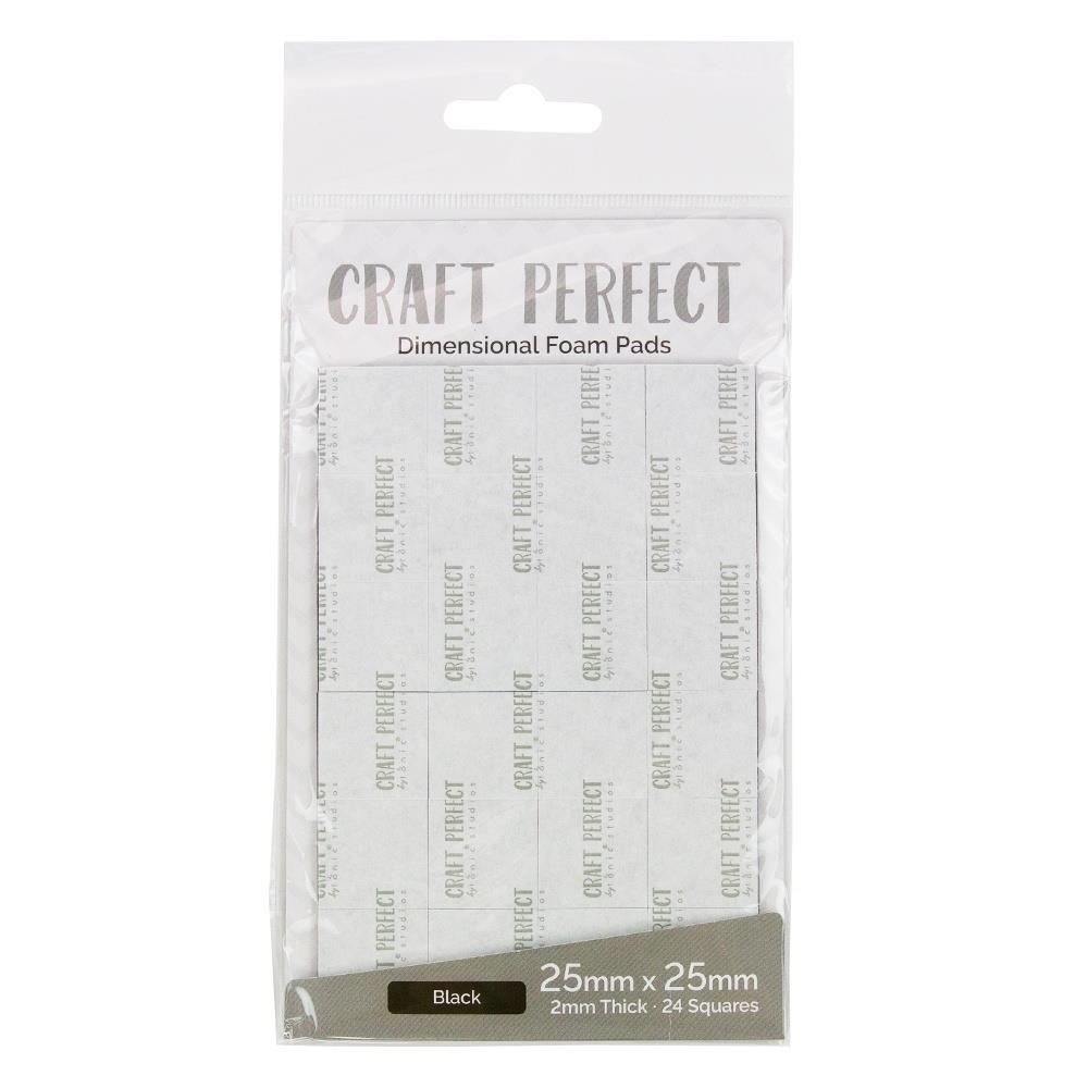 Tonic Studios - Craft Perfect - Dimensional Foam Pads 25mmX25mm - Black