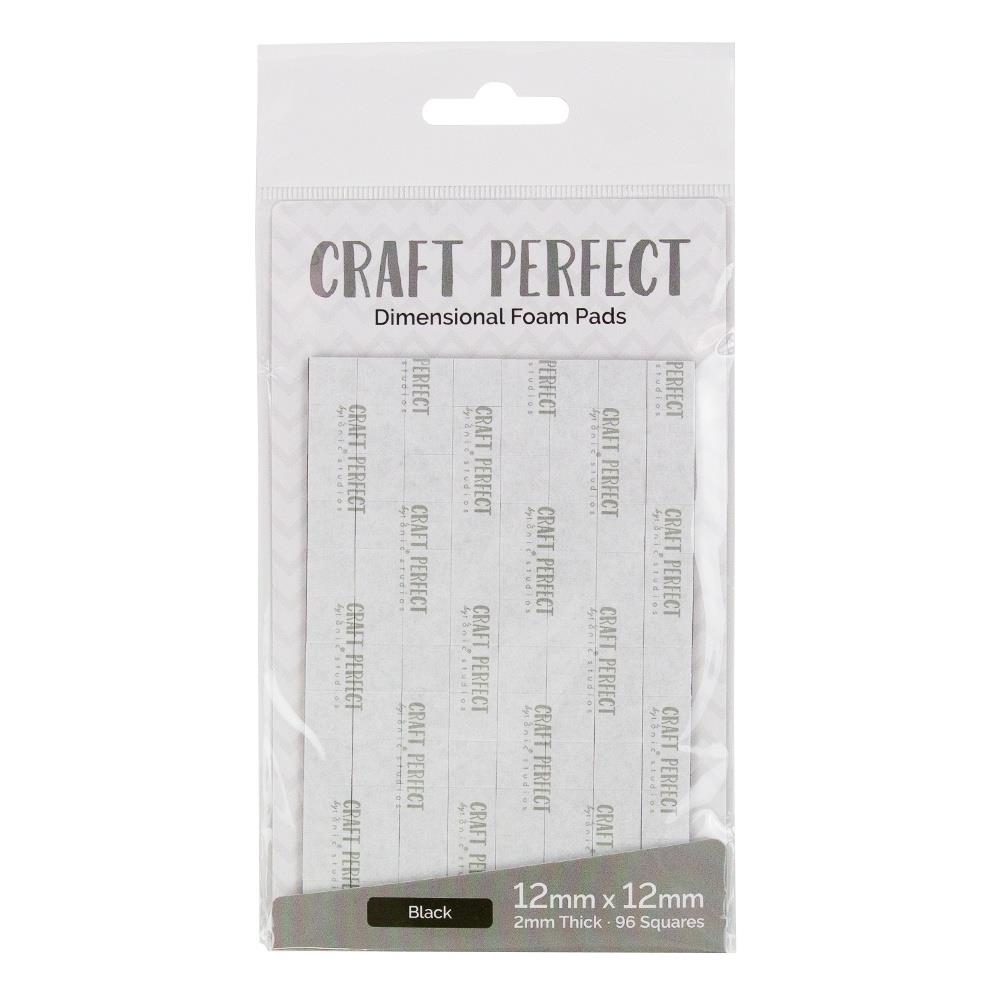Tonic Studios - Craft Perfect - Dimensional Foam Pads 12mmX12mm - Black