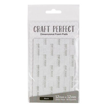 Tonic Studios - Craft Perfect - Dimensional Foam Pads 12mmX12mm - Black