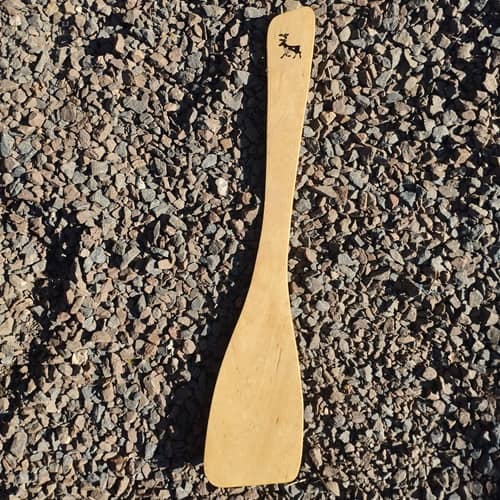 Stekspade i trä, oljad bok, 29 cm - 3