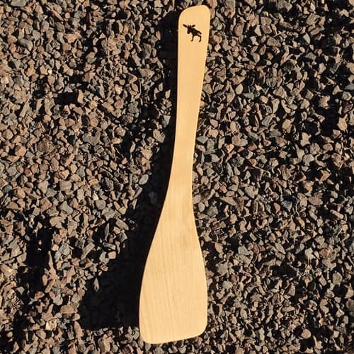 Stekspade i trä, oljad bok, 29 cm - 4