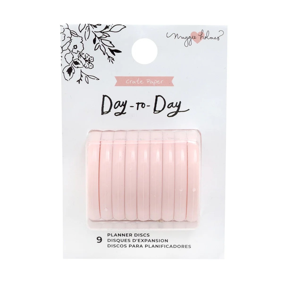 Crate Paper - Day-to-Day planner discs medium - Blush