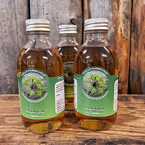 Syrup Angelica archangelica, Handmade in swedish Lapland