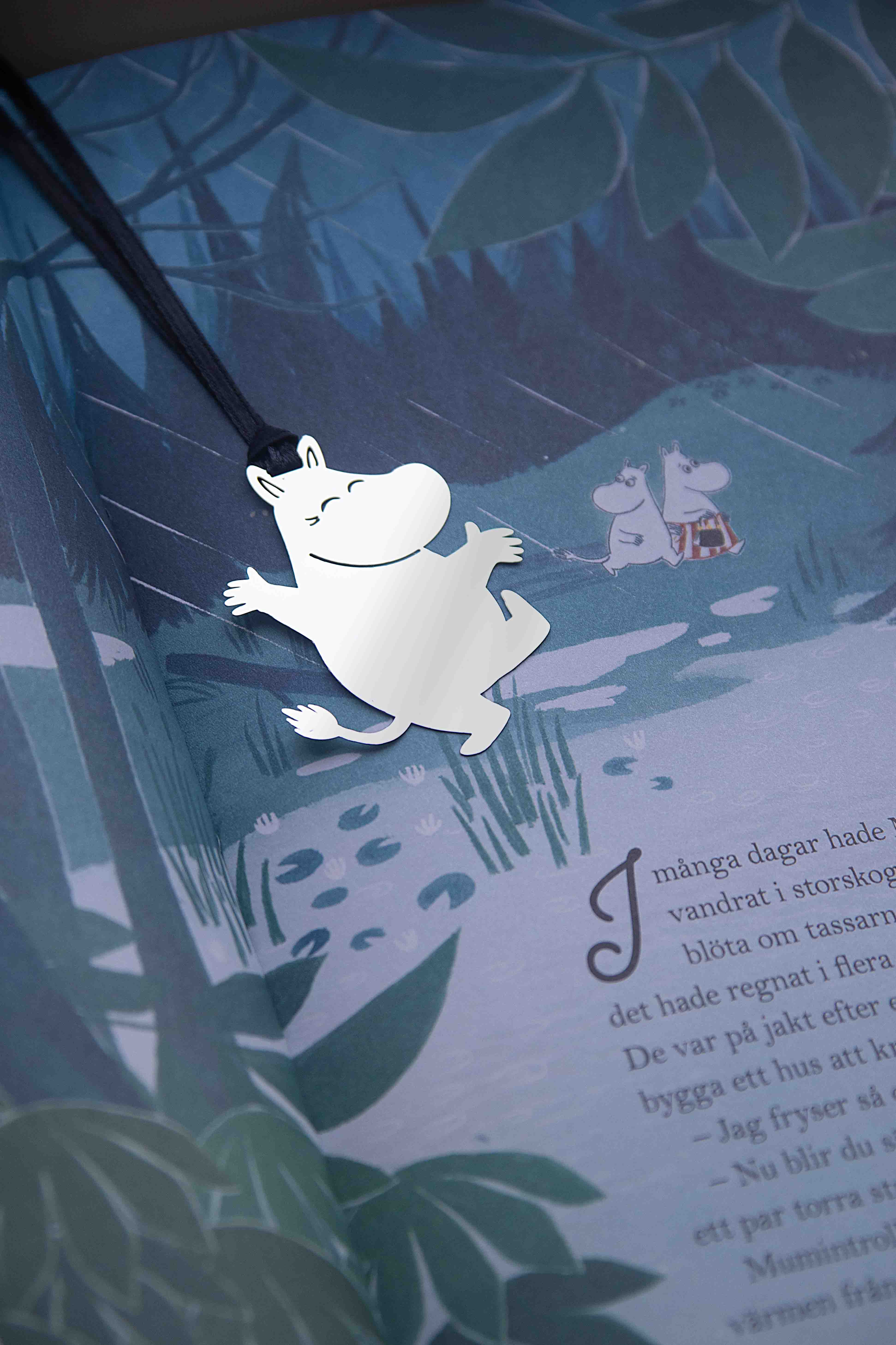 Bookmark - Moomintroll Happy - Silver - 2