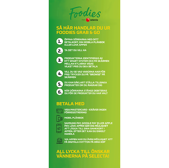 Rollup "Så här handlar du ur Foodies Grab & Go"
