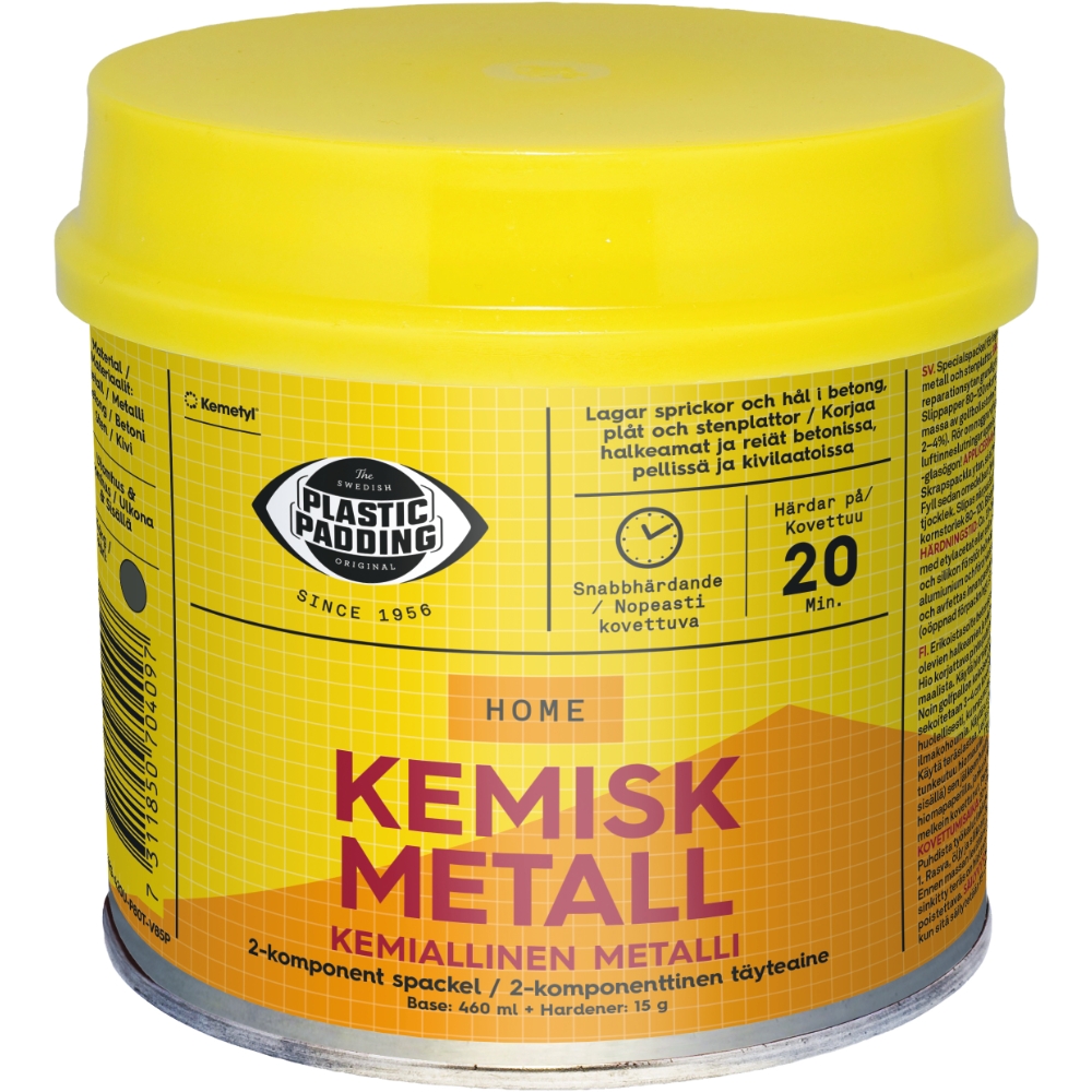 Spackel Kemisk Metall PP 460ml