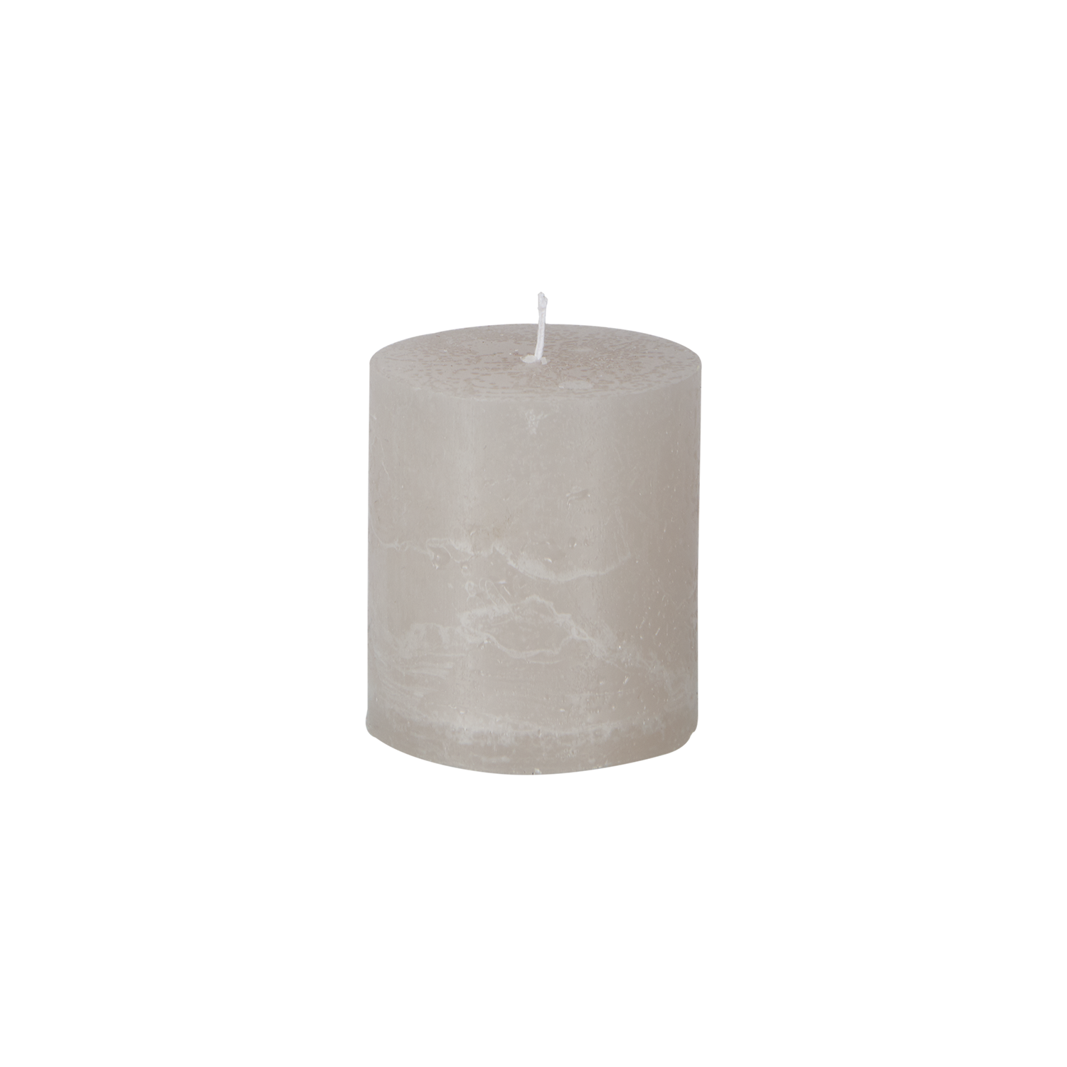 Blockljus, Ljusgrå H7.5 cm - Affari of Sweden