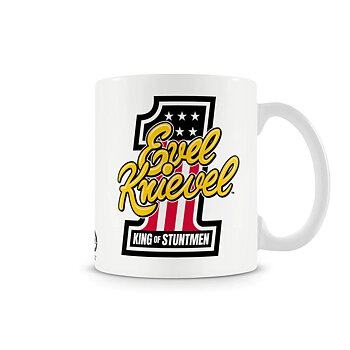 EVEL KNIEVEL KING OF STUNTMEN COFFEE MUG