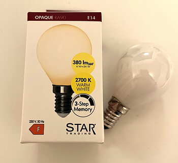 Tillbehör - Dimbar LED lampa - 3 steg