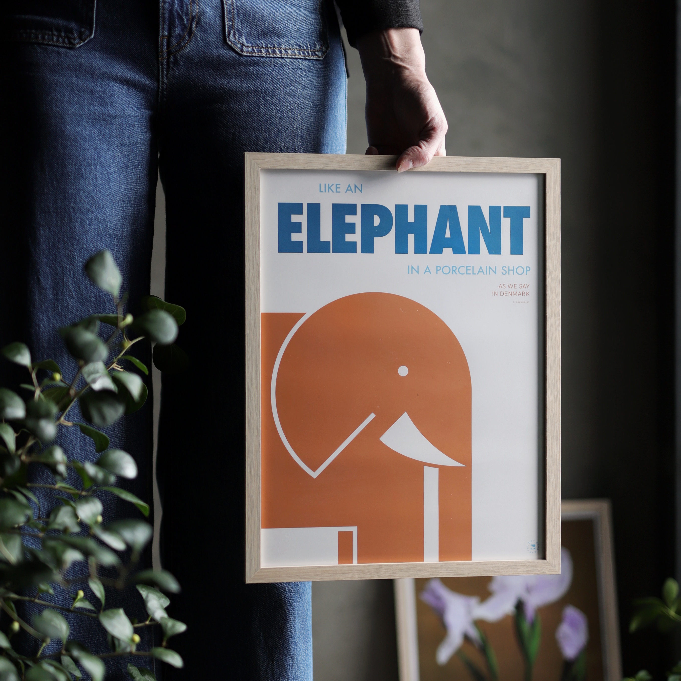Print  - The elephant
