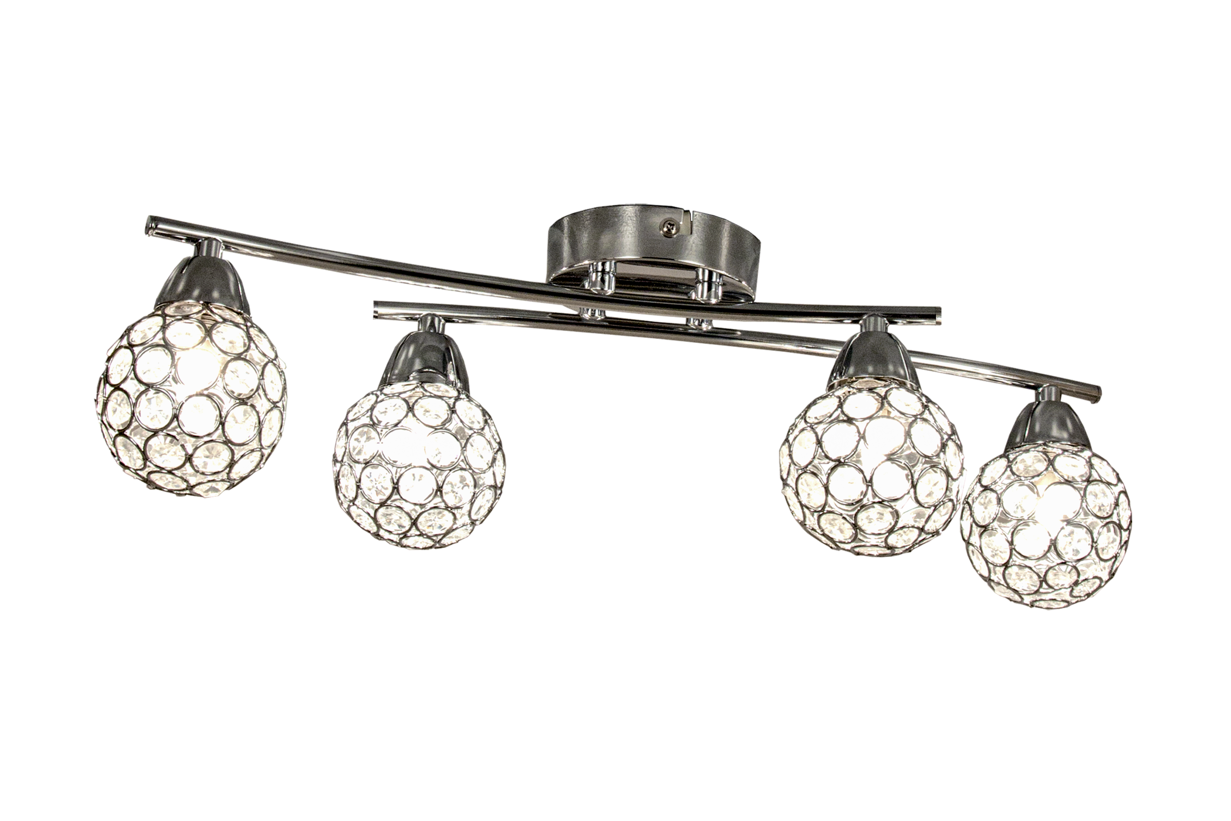 ANDROMEDA plafond 4:a, krom - Aneta Lighting