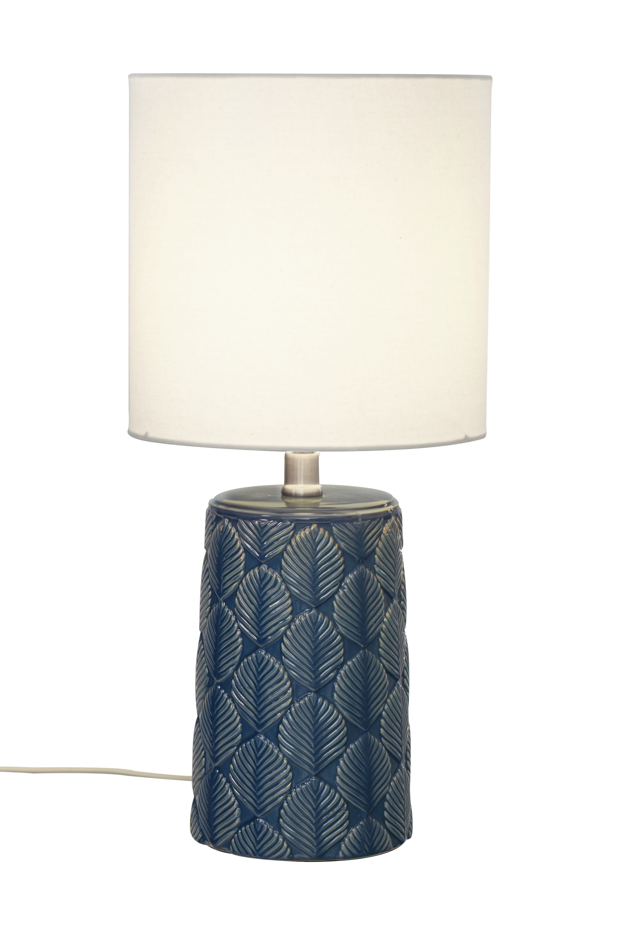 BODIL bordslampa, blå/naturvit - Aneta Lighting