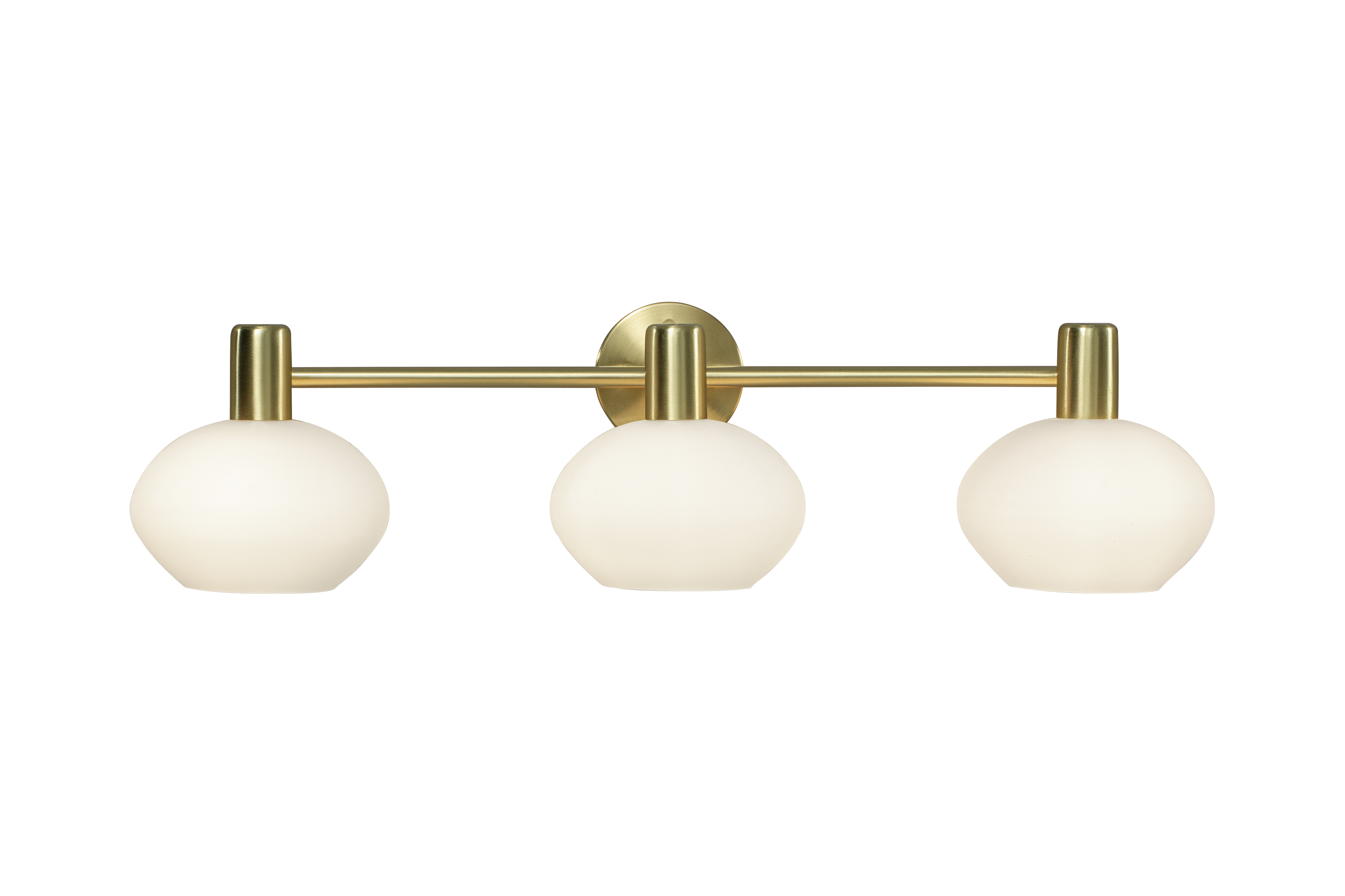 ELBA vägglampa bad 3:a, matt mässing - Aneta Lighting