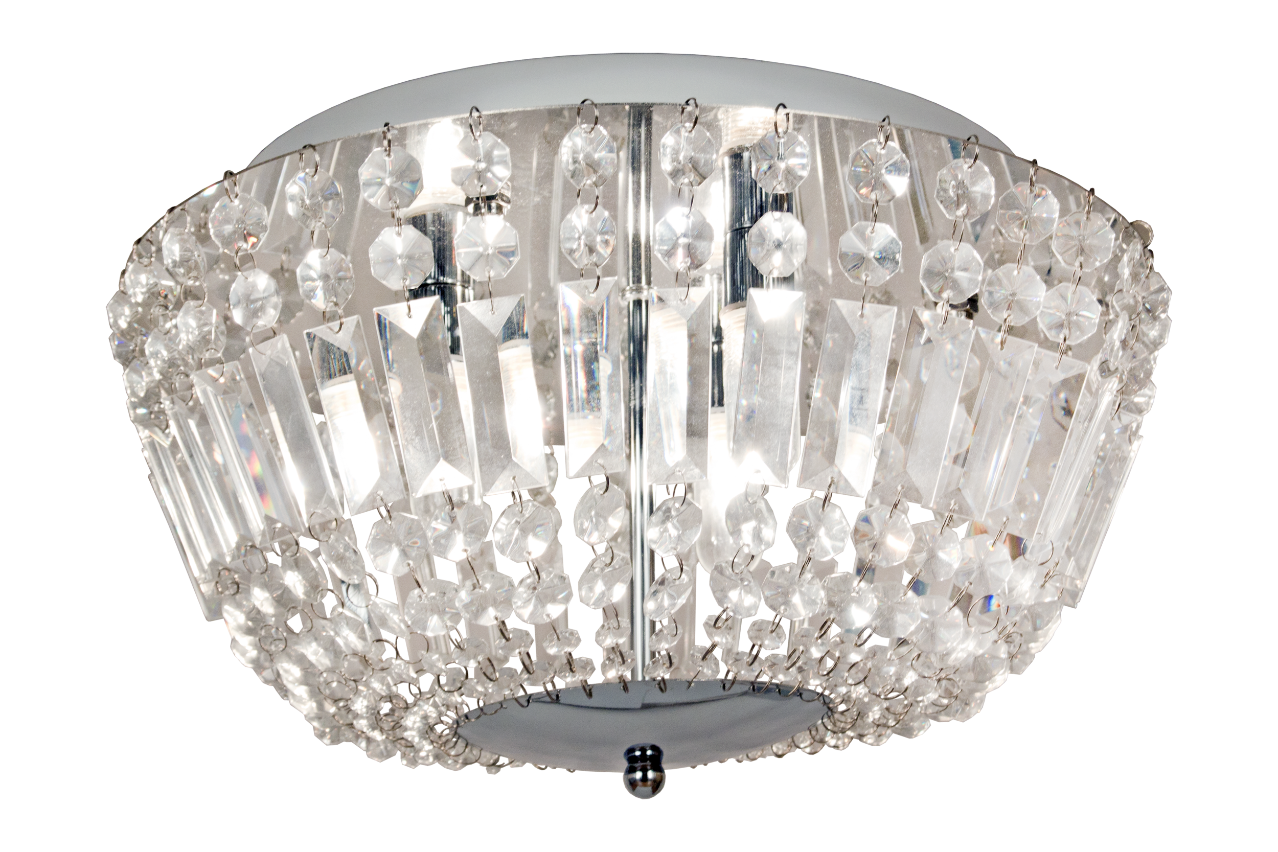GIOVANNA plafond bad, krom/klar - Aneta Lighting