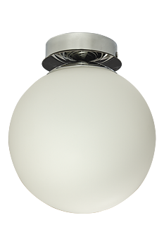LIDO plafond bad, krom/vit - Aneta Lighting