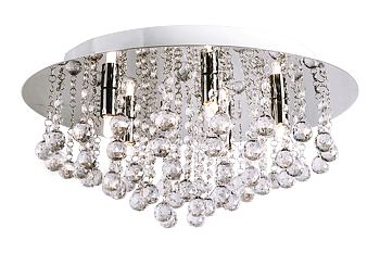 MADELENE plafond 50cm, krom - Aneta Lighting