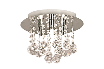 MADELENE plafond 26cm, krom - Aneta Lighting