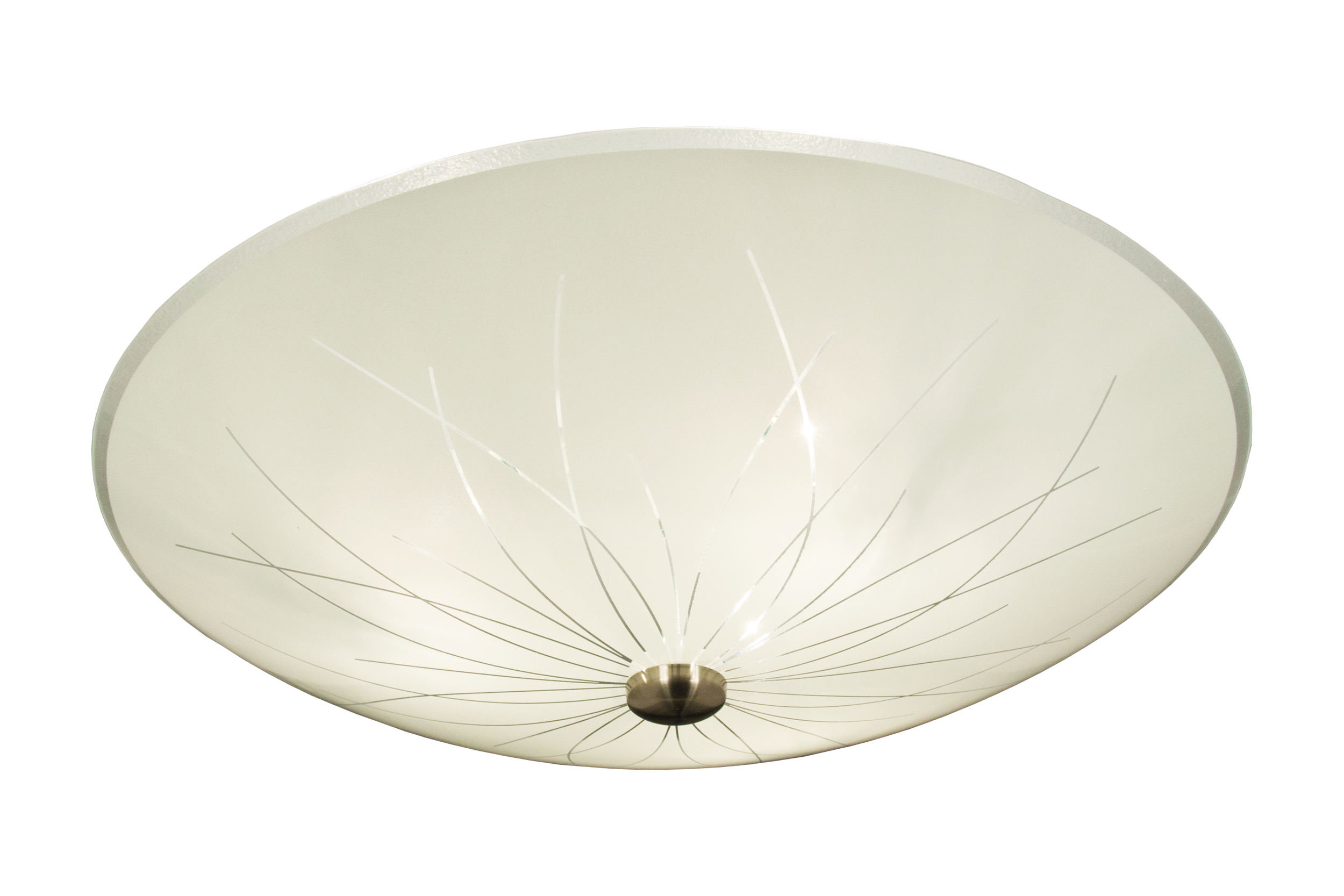 NERINE plafond, vit/stål - Aneta Lighting