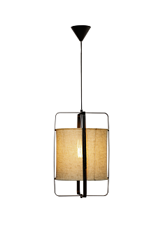 RONDA taklampa, svart/beige - Aneta Lighting