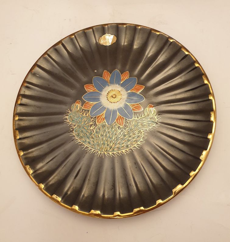 Fruit plate hand painted Einar Thorning